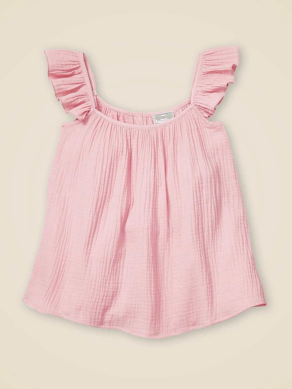 NWT Petite Plume ‘Pink Cotton Gauze Celeste Top’ Women’s Size Small